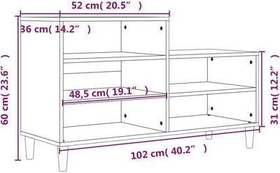 Tidyard Schuhbank, Schuhregal Schuhschrank mit Schublade und 5 Fächer, Schuhaufbewahrung, Sitzbank,