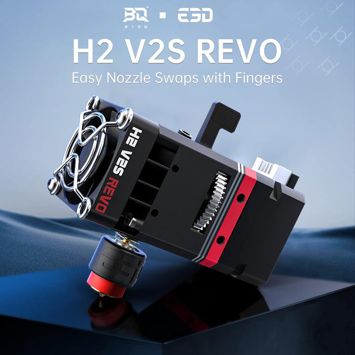 BIQU H2 V2S Revo Dual Gear Feeder Extruder Direct Drive Metal Extruder Upgrade Kit with 4 Mounting H