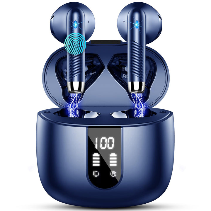 Drsaec Bluetooth Kopfhörer, In Ear Kopfhörer Kabellos Bluetooth 5.3 Kabellose Kopfhörer mit 4 Mic, 2