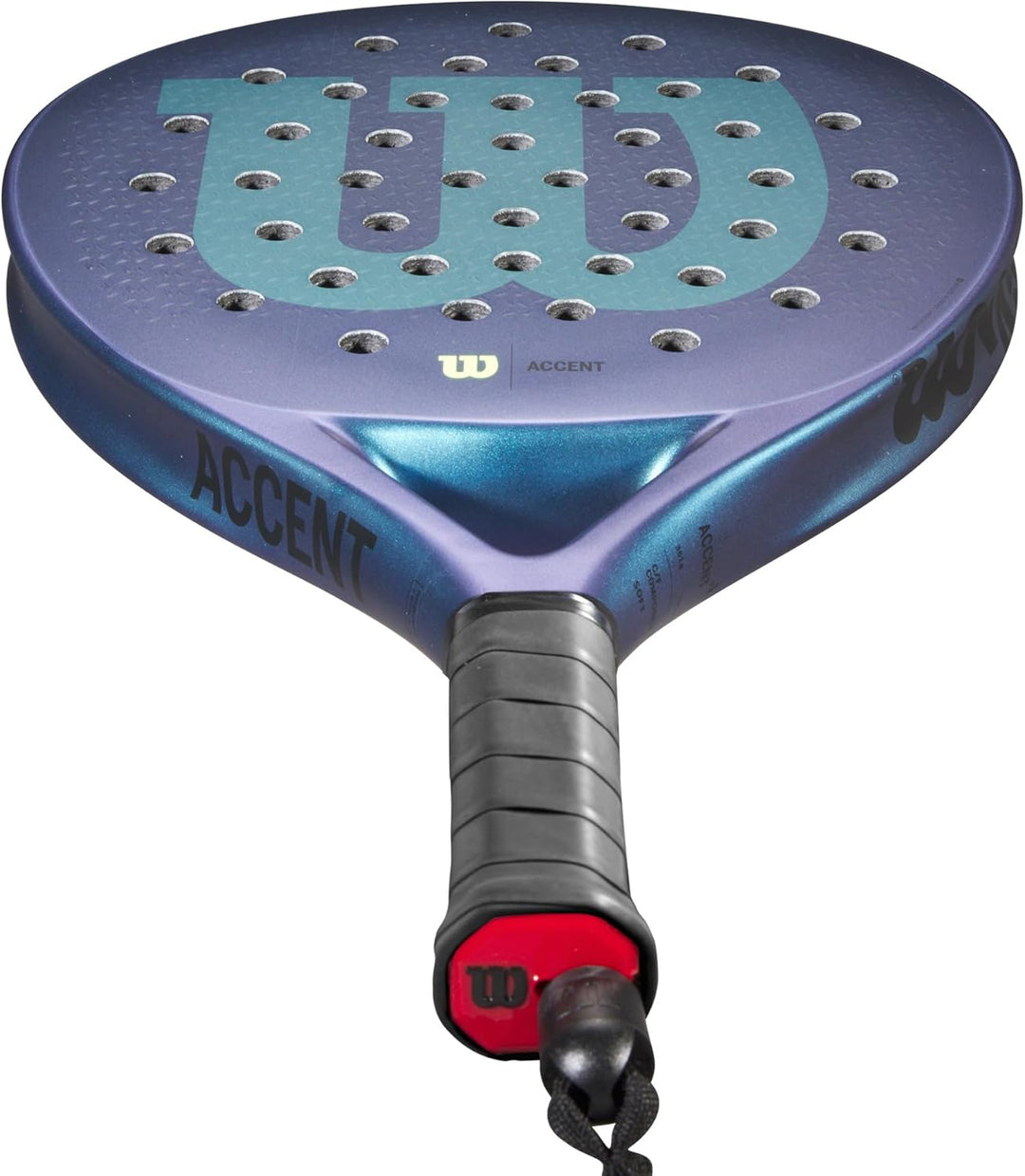 Wilson Padel-Schläger Accent, Carbon-Glasfaser/Eva, 361 g