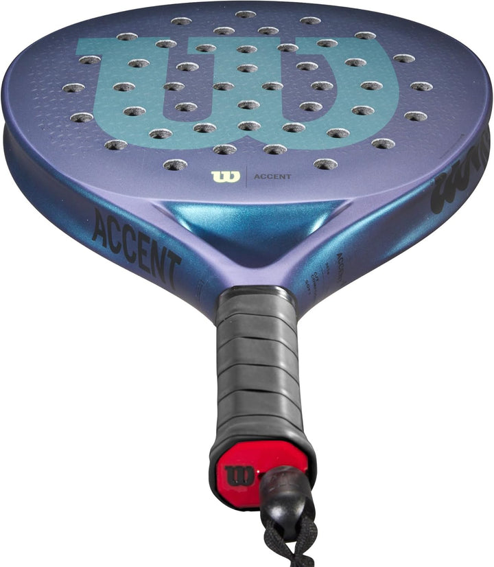 Wilson Padel-Schläger Accent, Carbon-Glasfaser/Eva, 361 g