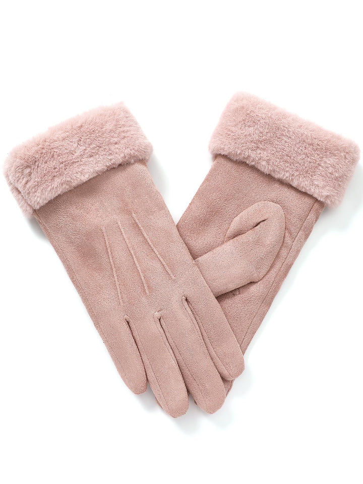 vislivin Handschuhe Damen Winter Warm Handschuhe Touchscreen Handschuh mit Gefütterte M Rosa, M Rosa
