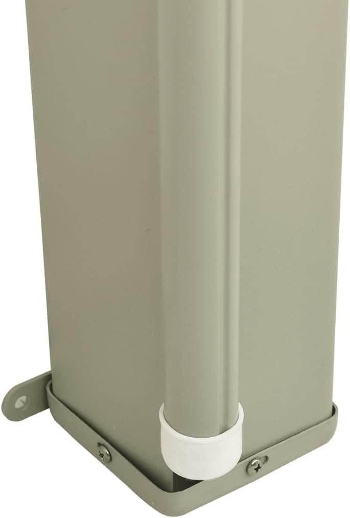 puraday 180x600 cm Seitenmarkise Ausziehbar Braun Terrassen-Sichtschutz Balkon Seitenwand Stilvolle