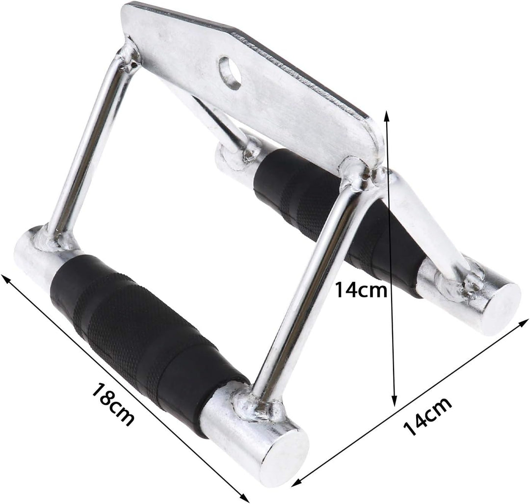 Zwilling V Sitzreihe Chinning Bar mit Gummigriffen Bodybuilding Gym Kabel Crossover Maschine Power C