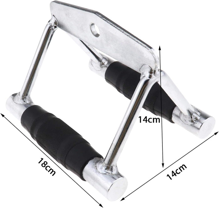 Zwilling V Sitzreihe Chinning Bar mit Gummigriffen Bodybuilding Gym Kabel Crossover Maschine Power C