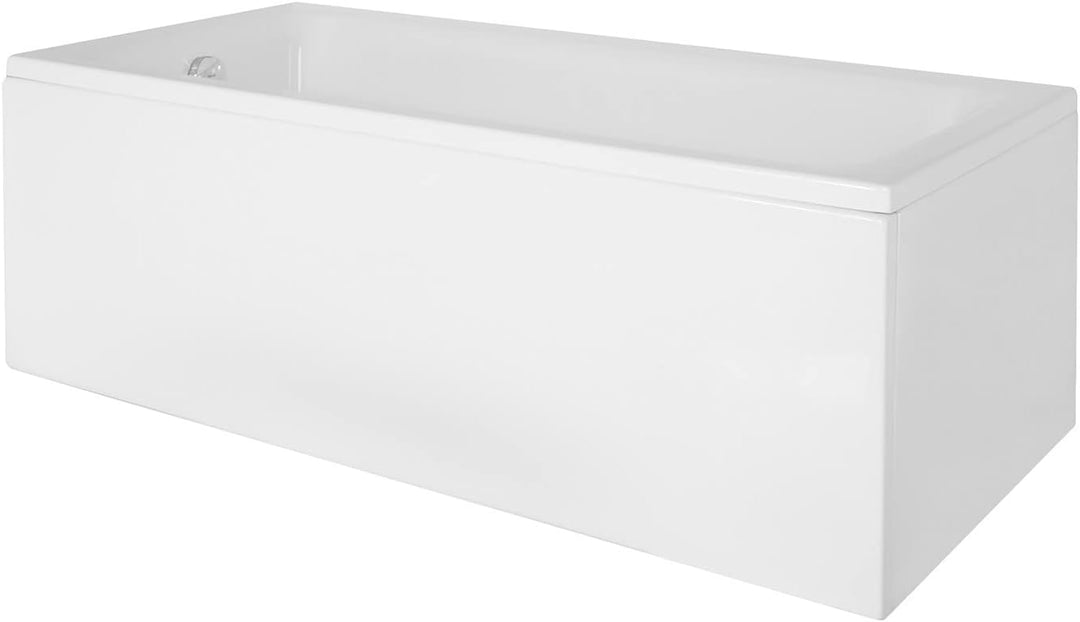 KOLMAN Badewanne TALIA Rechteck 170x75 mit AcrylSchürze, Ablaufgarnitur und Füssen Komplettset 4in1