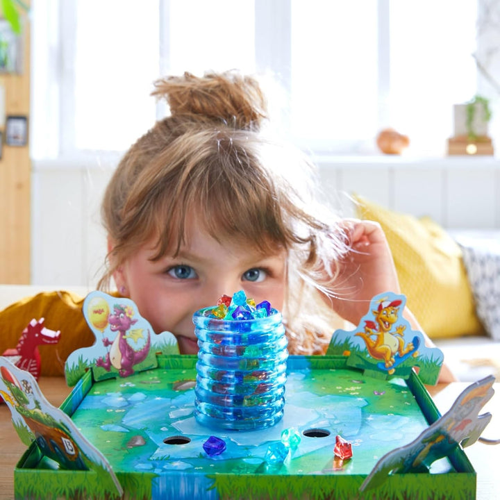 HABA Funkelschatz – Kinderspiel des Jahres 2018, 3D Fantasy Brettspiel für die Familie, fördert Fein