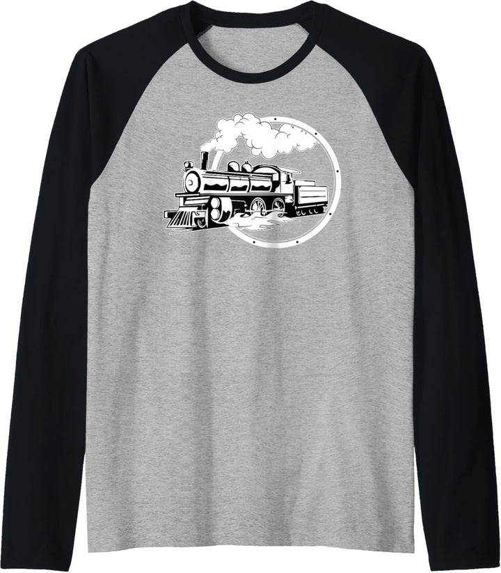 Eisenbahn Eisenbahner Zug Lok Dampflok - Lokführer Raglan