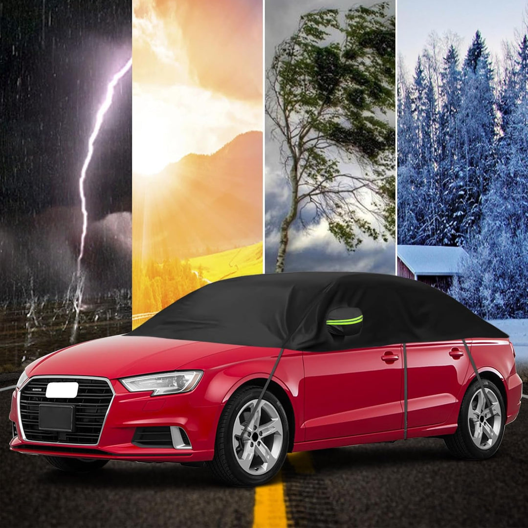 Autoabdeckung Wasserdicht Ersatz für Audi A3/S3 Cabriolet 2008-2012, Halbgarage, Autohülle Autoplane