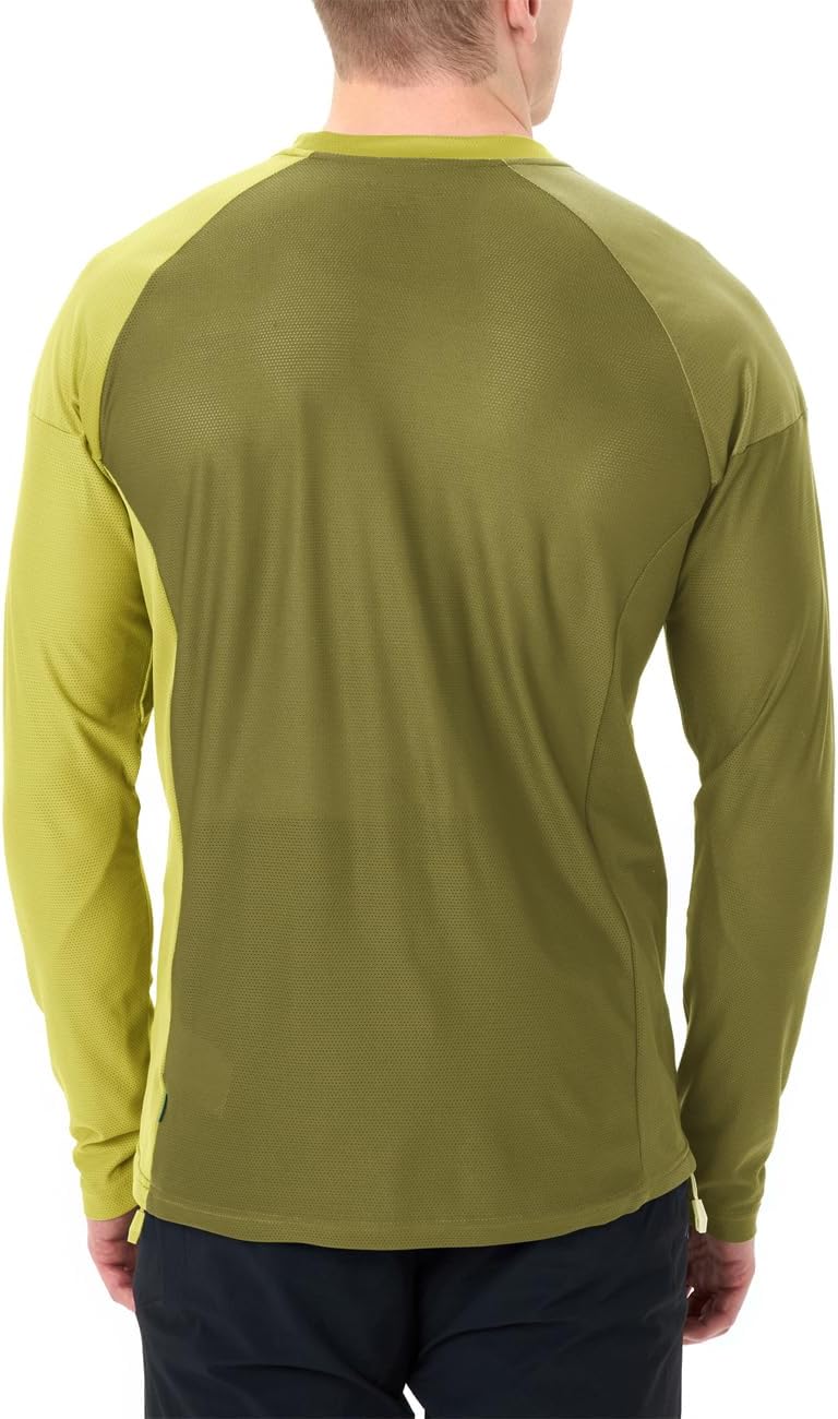 VAUDE T-Shirt Men's Moab LS T-Shirt VI XXL Dark Leaf, XXL Dark Leaf
