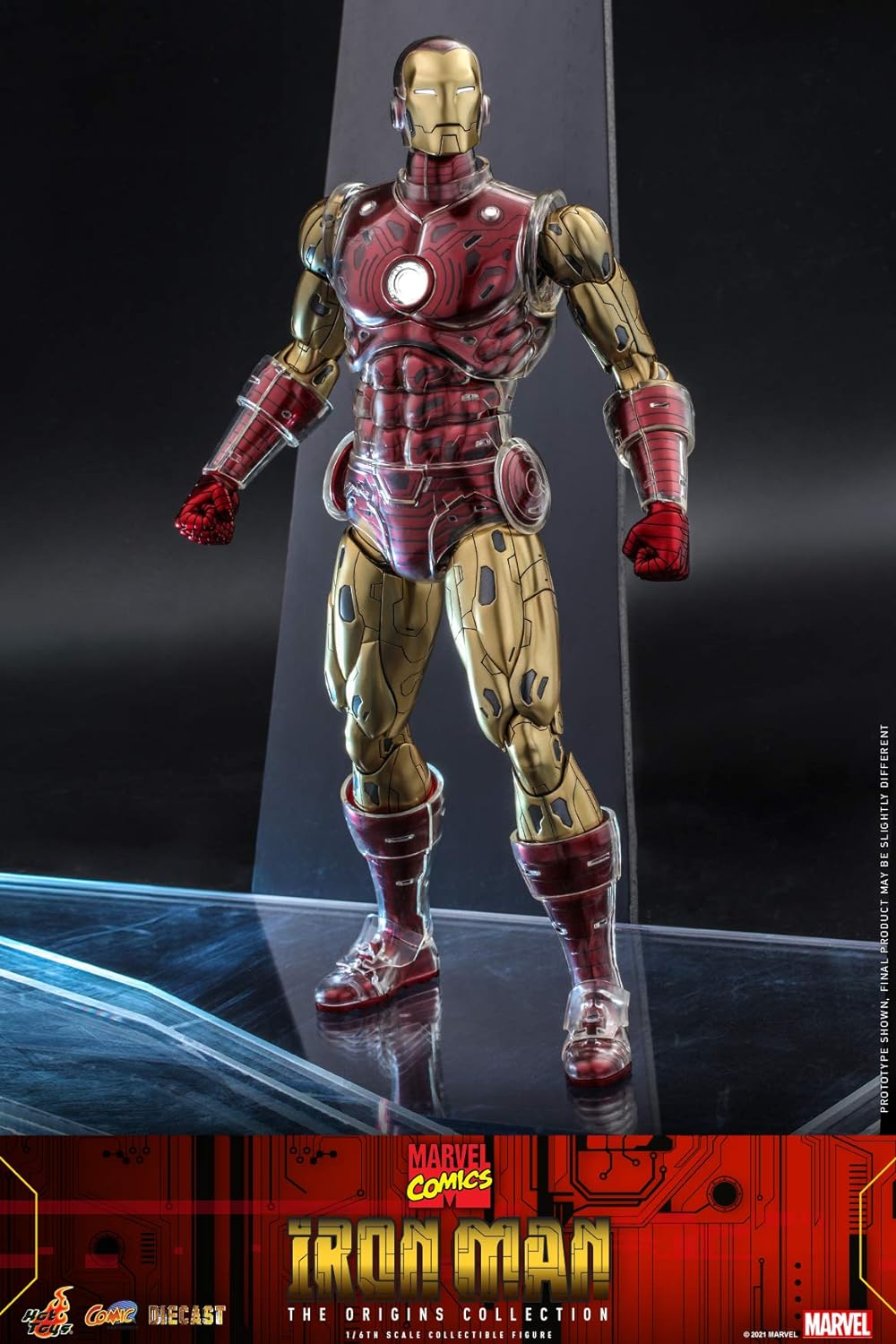 Hot Toys 1:6 Iron Man - Origins Collection, Mehrfarbig