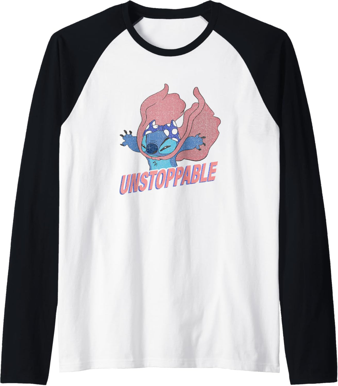 Disney Lilo & Stitch Unstoppable Stitch Raglan