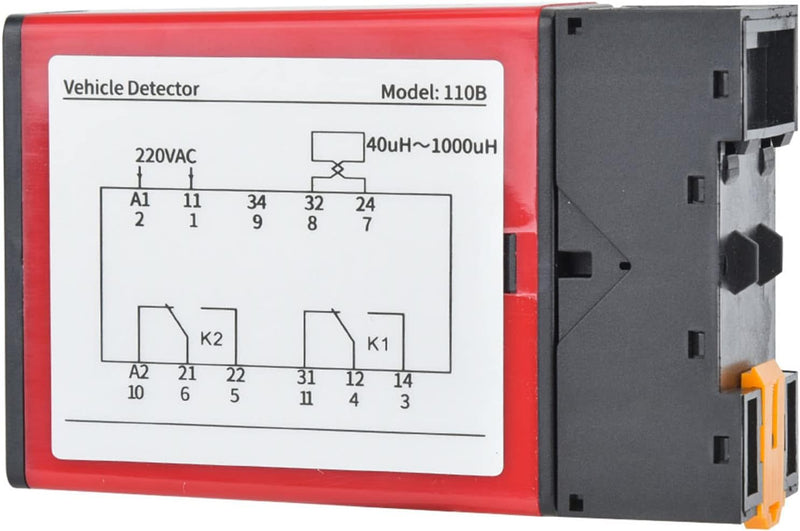 Fafeicy Fahrzeugdetektor Universal Ground Sensing Detektor Einkanal Induktive Schleife Fahrzeug Dete