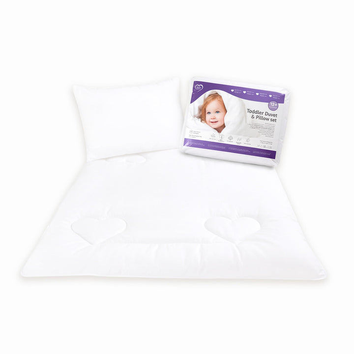 Baby Comfort Gestepptes Kleinkind-Bettwäsche-Set, 4 Tog und flaches Kissen, 80 x 70 cm (12 Monate +)