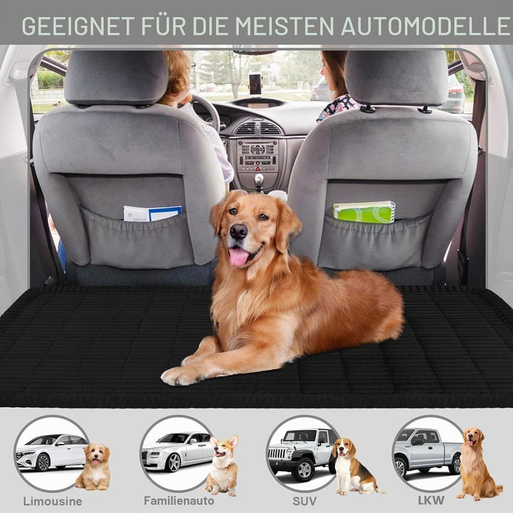 Chingcoo Hundeschutz Rückbank fürs Auto, 62×137 cm rutschfeste &amp; Kratzfeste Hundedecke Auto, Wasserd