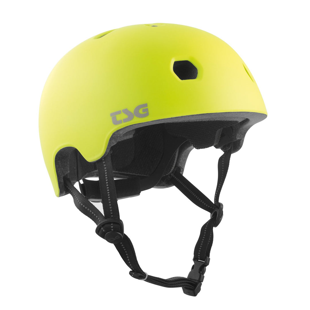 TSG Meta Solid Color Halbschalenhelm L Satin Säure Gelb, L Satin Säure Gelb
