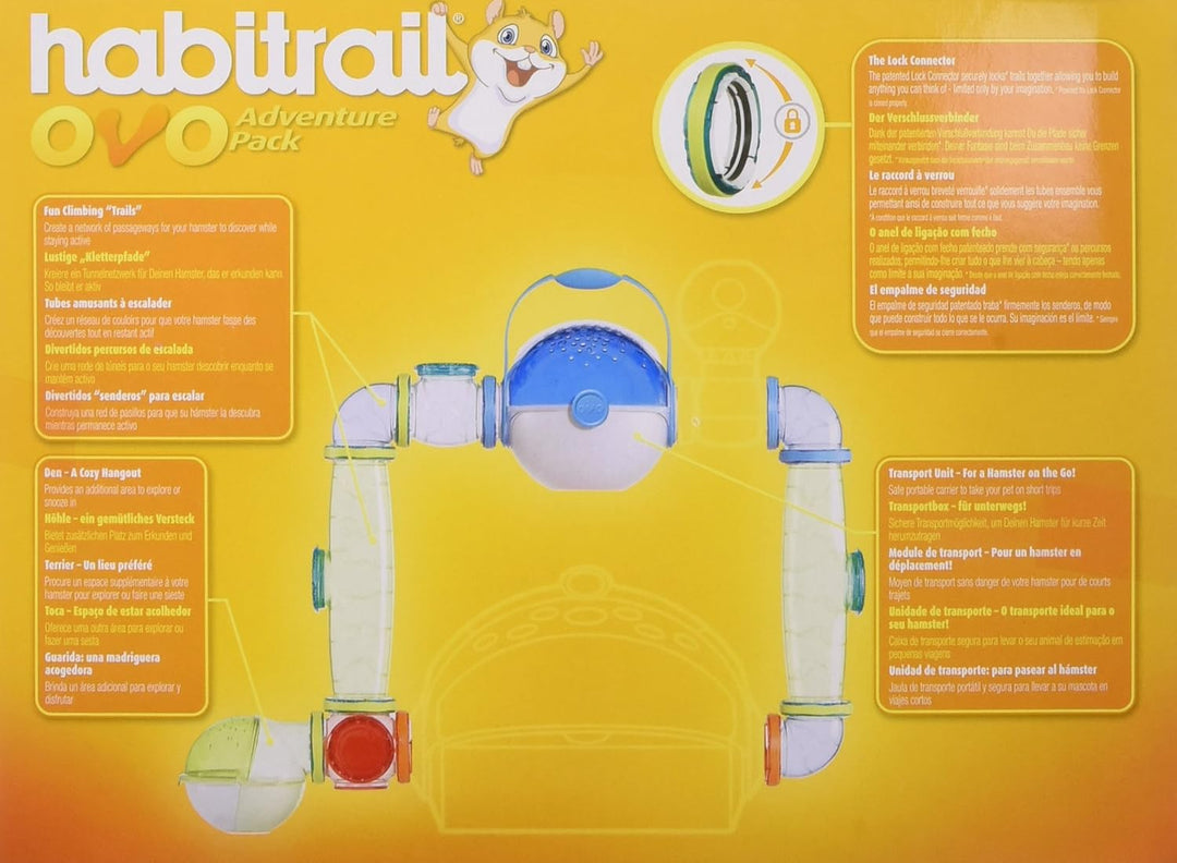 Habitrail OVO Adventure Pack, Hamsterkäfig & Zubehör, Kleintier-Habitat Abenteuerset, Abenteuerset