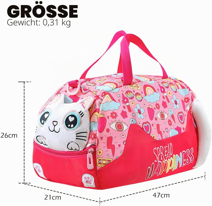 Suweir Sporttasche Kinder Schwimmtasche Jungen Wasserdicht Badetasche Weekender Reisetasche Übernach