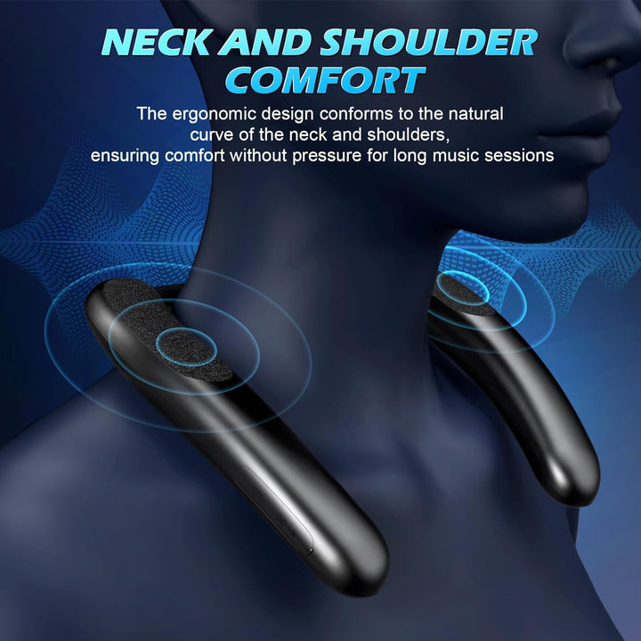 Smalody Wireless Nackenlautsprecher,Bluetooth Lautsprecher Tragbarer,Verfügt über eine Freisprechfun