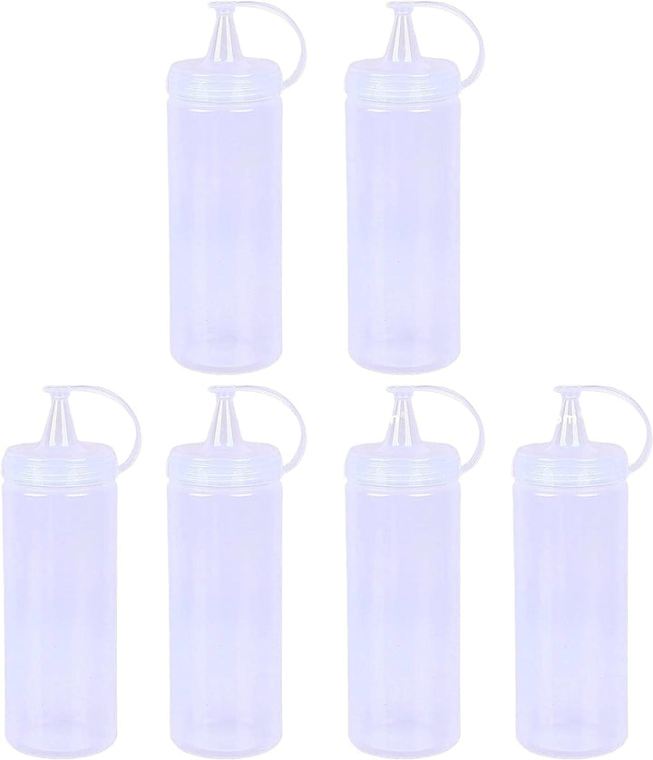 Quetschen Sauce Flasche mit Kappe klar 400mlPlastik Spenderinnen Spritzen Flaschen BPA frei Perfekt