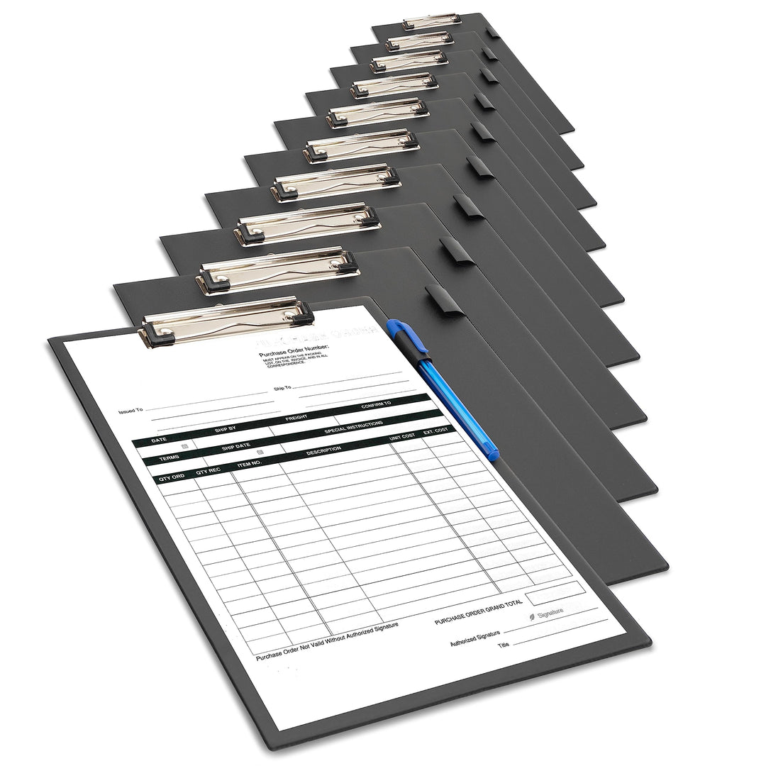 Rapesco 1745 Business Pack: 10 Klemmbretter, A4+, Schwarz, Klemmbrett