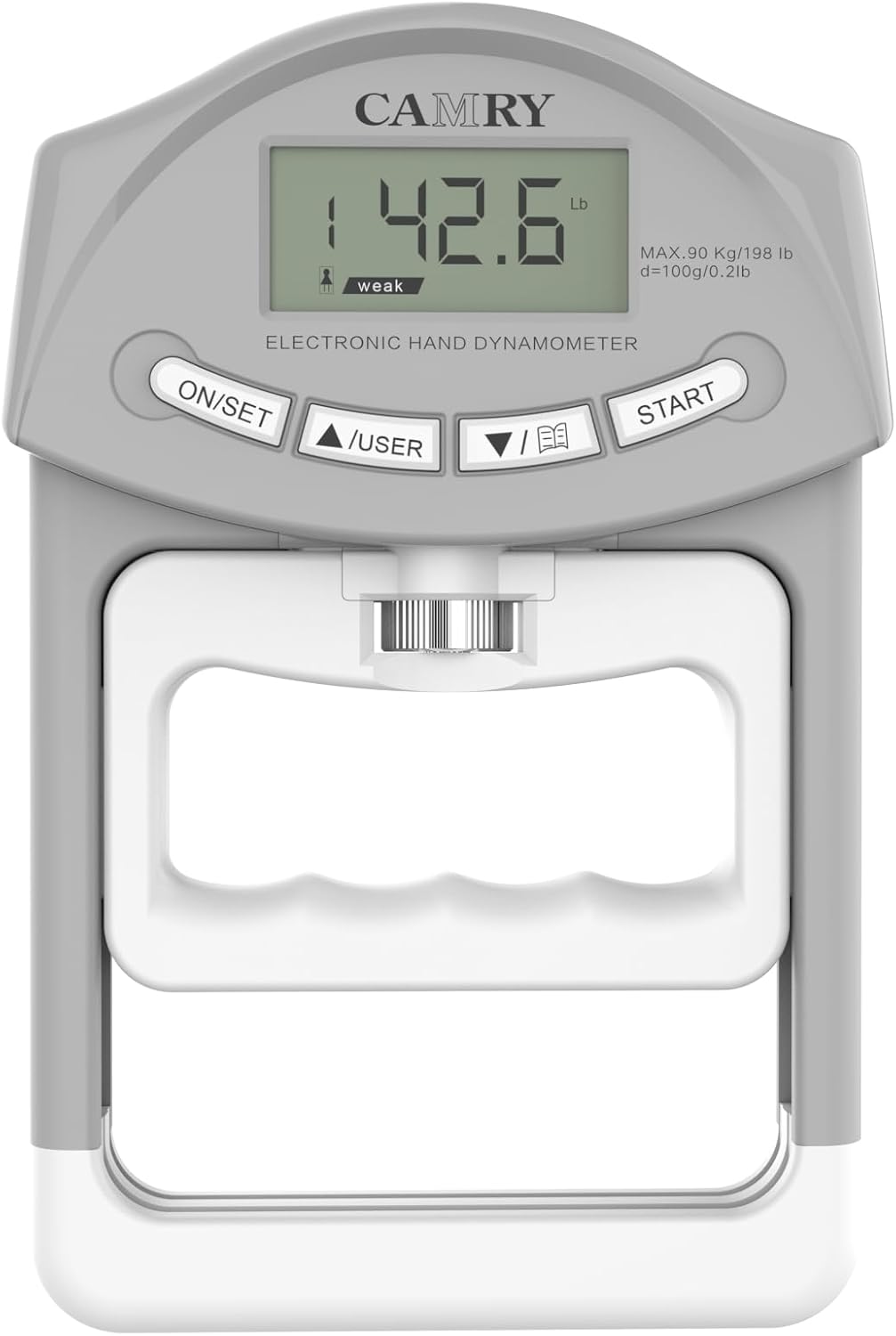 CAMRY Digitales Hand-Dynamometer, Griffstärke-Messgerät, automatische Erfassung der elektronischen H