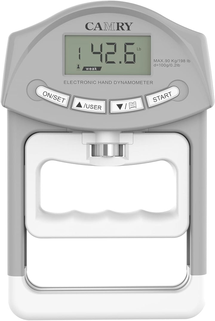 CAMRY Digitales Hand-Dynamometer, Griffstärke-Messgerät, automatische Erfassung der elektronischen H