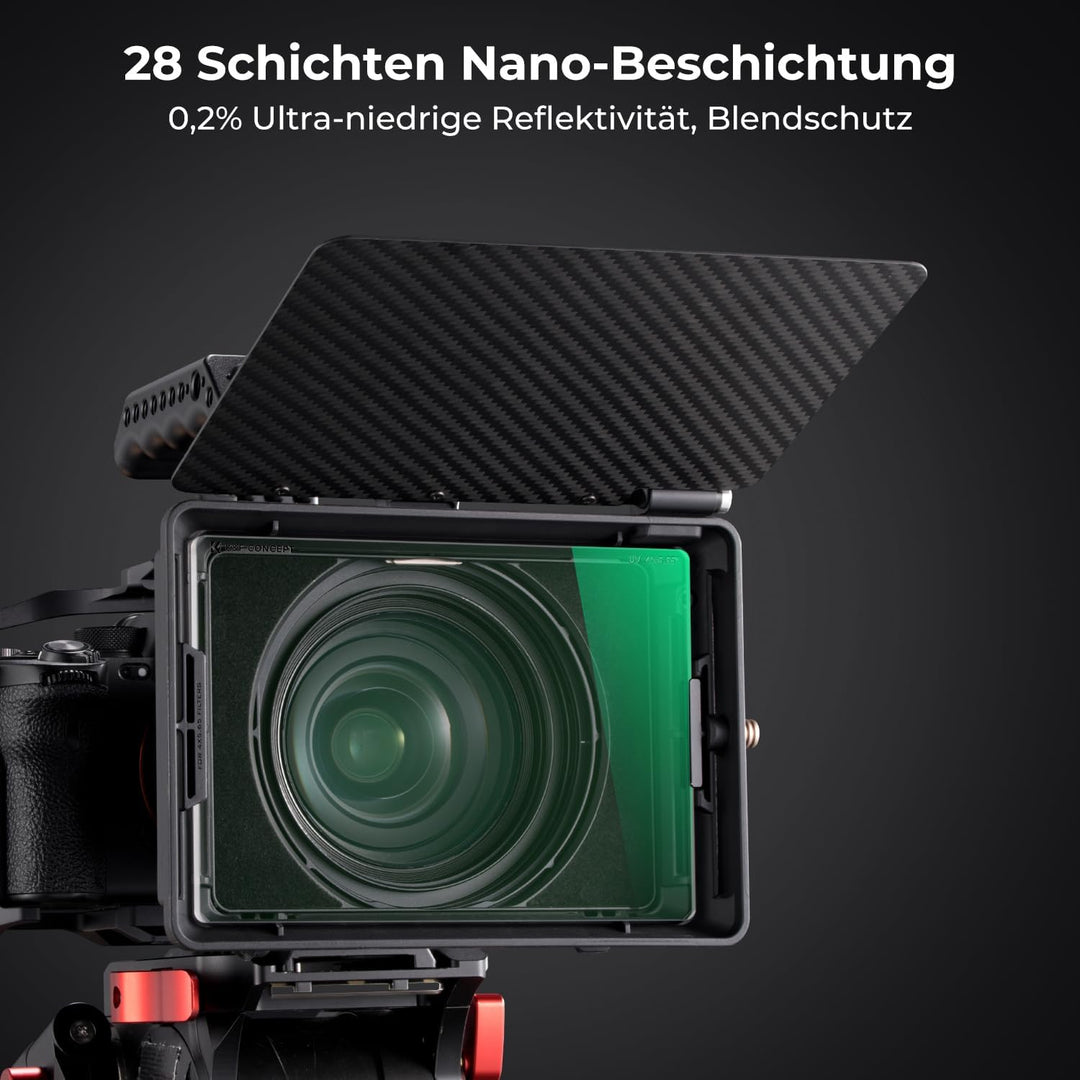 K&F Concept 4 x 5,65" UV Filter,Dicke 4mm Rechteckfilter quadratischer UV Filter für Aussenaufnahmen