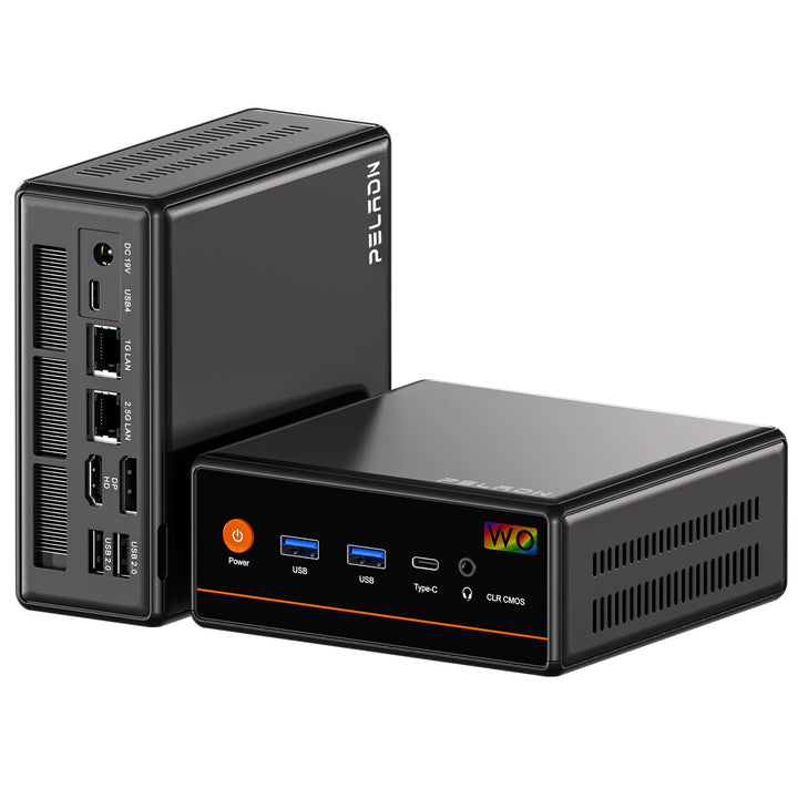 PELADN Mini PC Gaming, Ryzen 7640HS (Upgraded 6600H/ 6800H, up to 5.0GHz), 16GB DDR5 RAM 1TB SSD, Du