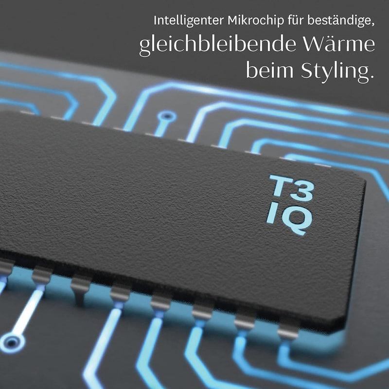 T3 Curl ID 32 mm Digitaler Keramik Lockenstab mit Smart Touch Bedienung & interaktiver HeatID Techno