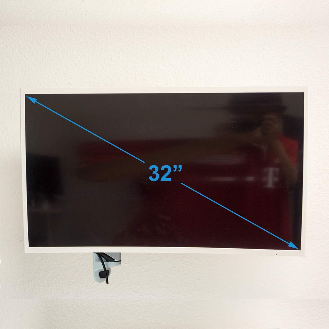 HFTEK Monitor TV Wand Halterung Halter Wall Mount mit Gasdruckfeder 0-8 kg Wandhalterung für Bildsch