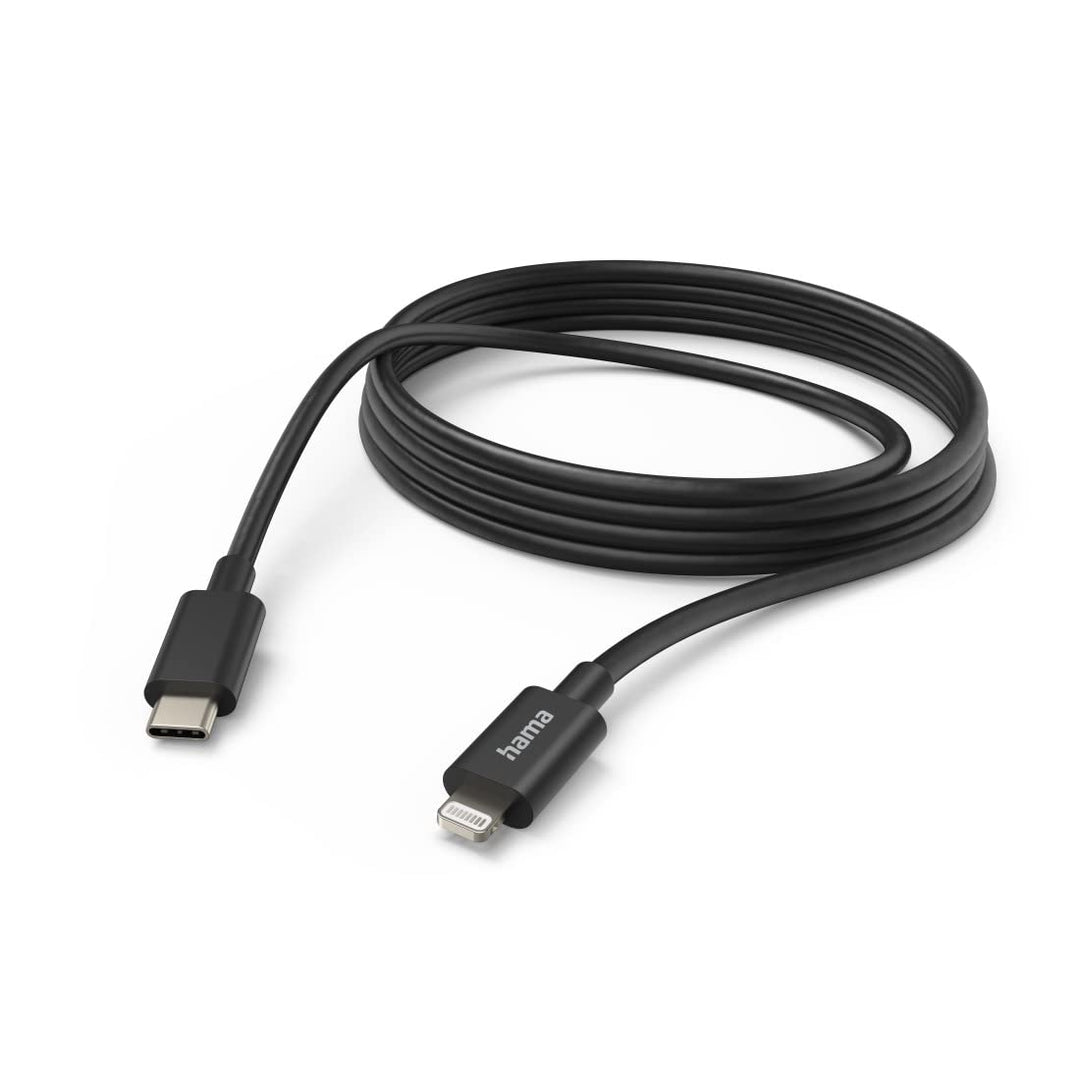 Hama Ladekabel USB C auf Lightning (iPhone Ladekabel, Lightning Kabel, iPhone 14 13 12 11 Pro Max Pl