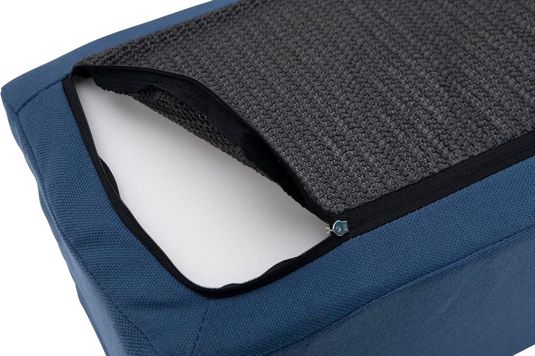 Betzold Rückenlehne für Hüpfpolster – Schaumstoff-Füllung Zubehör Wohnbereich blau Winkel, blau Wink