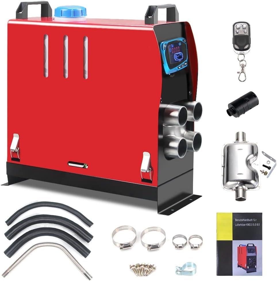 Anbull 8KW Air Diesel Heizung Air Standheizung, 12V Diesel Luftheizung Kraftstoff Auto Heizung Lufte