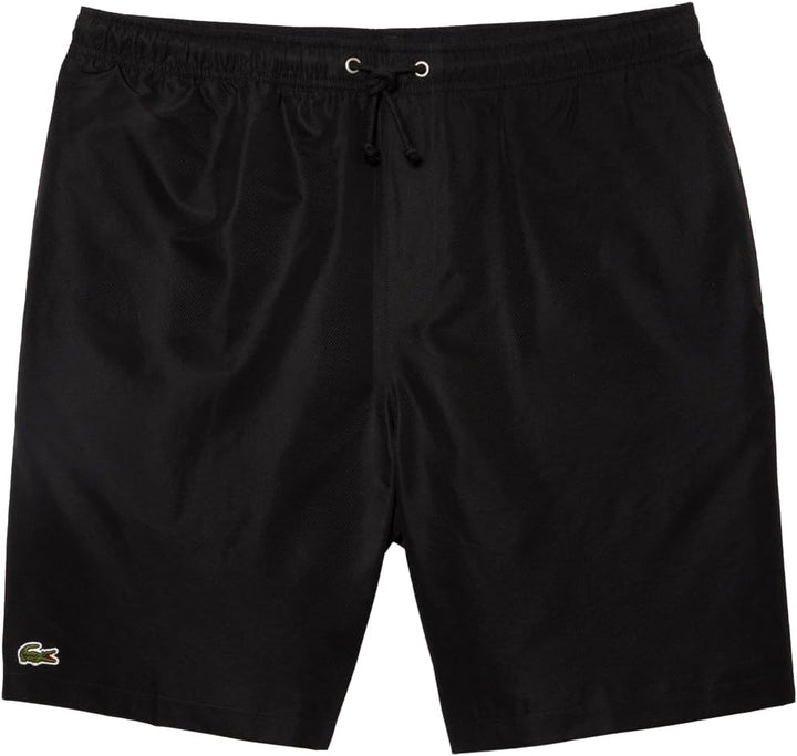 Lacoste Herren Kurze Trainingshose GH9627, Männer Sportshorts,Freizeithose,Regular Fit XXS Schwarz,