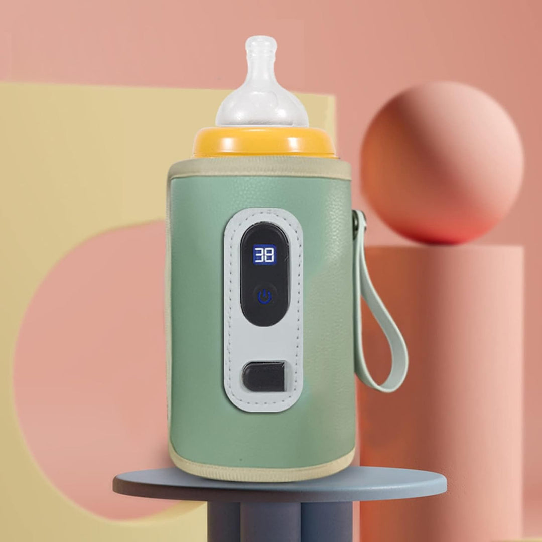 Babyflaschenw?rmer, Temperatursteuerung, USB-ladbar, wasserdicht, tragbar f¨¹r Muttermilch, Babynahr