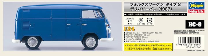 Hasegawa HAS 21209 - Volkswagen Type 2 Delivery Van 1967