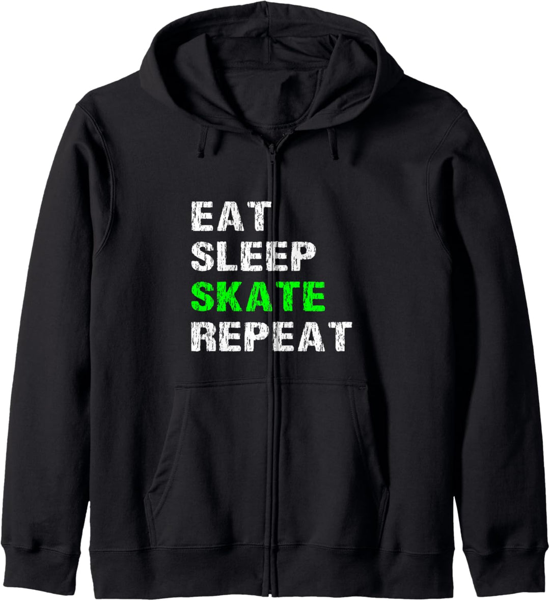 Eat Sleep Skate Repeat Roller Skater Skateboard Skateboarder Kapuzenjacke