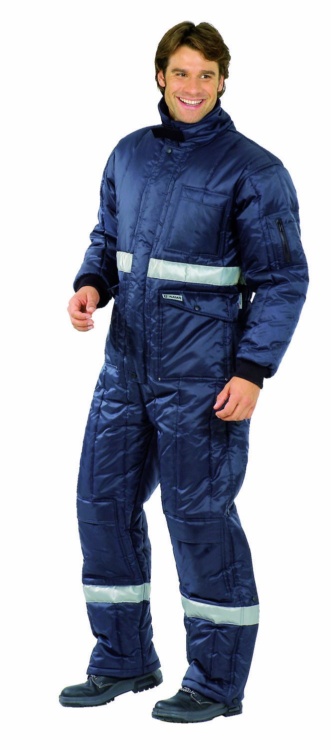 Grösse XXXL Herren Planam Kühl-/Gefrierhaus Gefrierhaus Overall marine Innenfutter blau Modell 5134