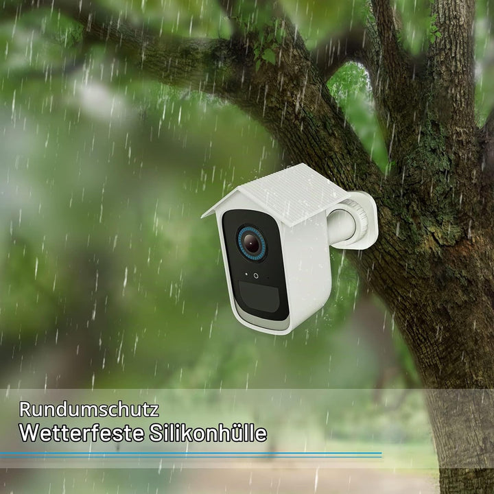 HOLACA Silikonhülle kompatibel mit eufy Security eufyCam S300 3C, wasserdicht, weich, leicht, langle