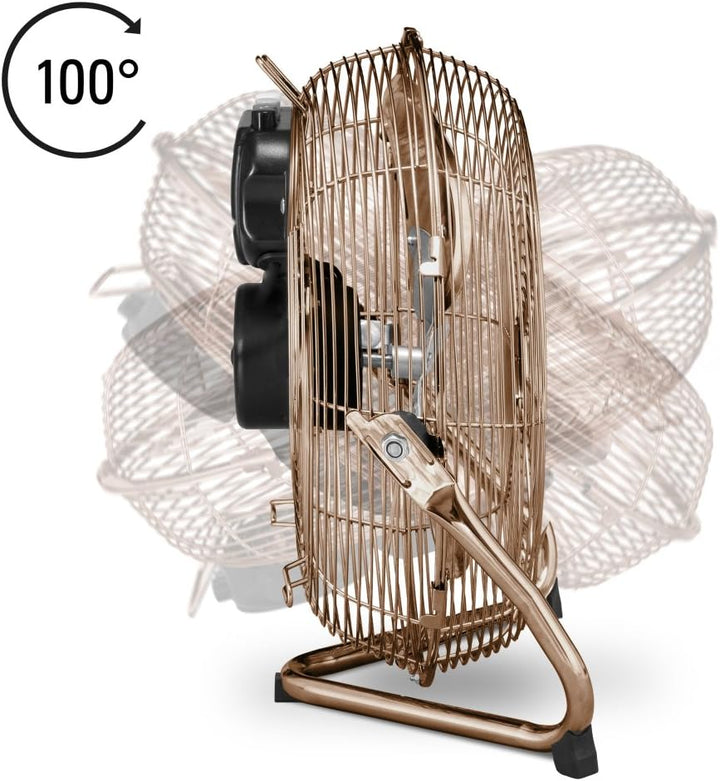 TROTEC Bodenventilator TVM 11 – 37 Watt, Neigungswinkel 100°, 3 Stufen, Ø 30 cm, kippfester Stand, l