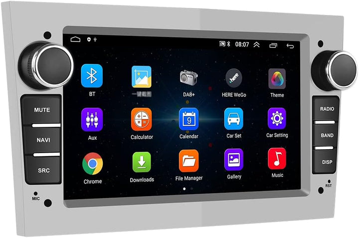 CAMECHO Android 10 2-DIN Autoradio mit Navi für Opel Corsa d/Astra h/Zafira b/Meriva/Vivaro Radio,7