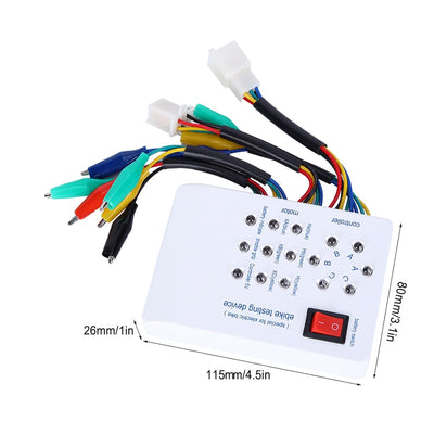 Oumefar Bürstenlose Controller 115x80x26mm Elektrischer Bürstenloser Motorcontroller Elektroauto-Tes