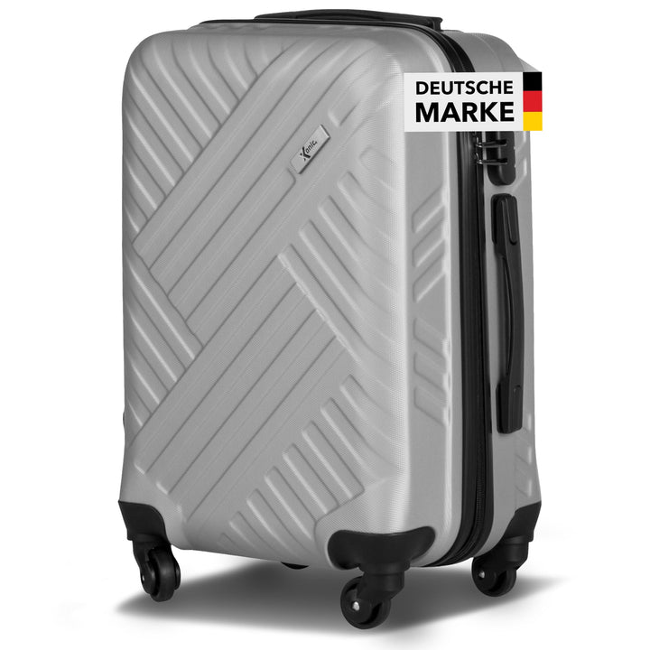 Xonic Design Reisekoffer mit Rollen– ABS Hartschalenkoffer mit 360° Leichtlauf-Rollen – hochwertige