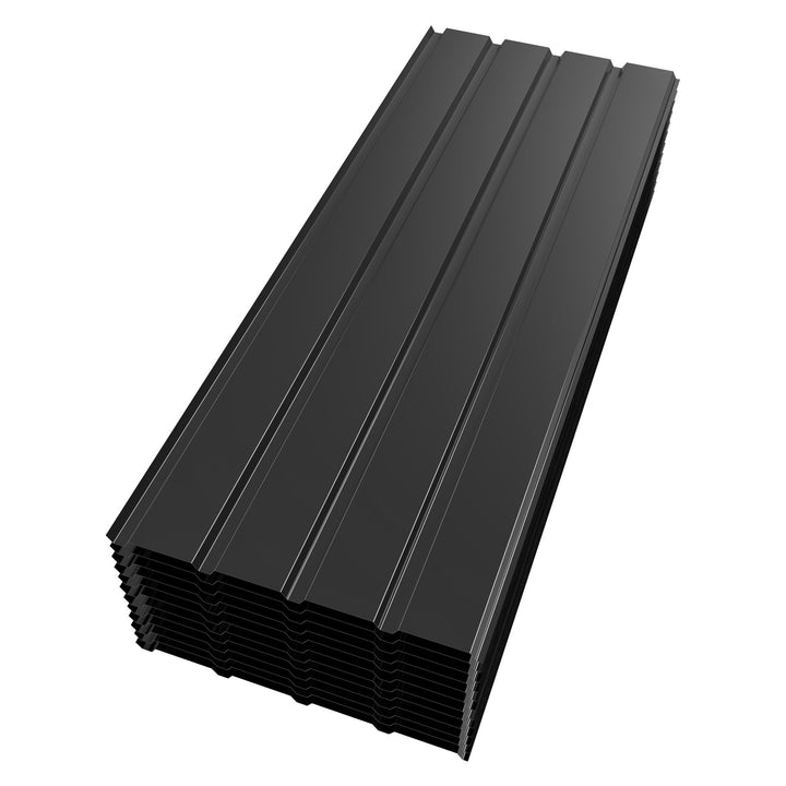 Mondeer Dachbleche, Dachziegel, Verkleidung, verzinktes Metall, 115 x 45 cm/6 m², 0,3 mm, zum Ersetz