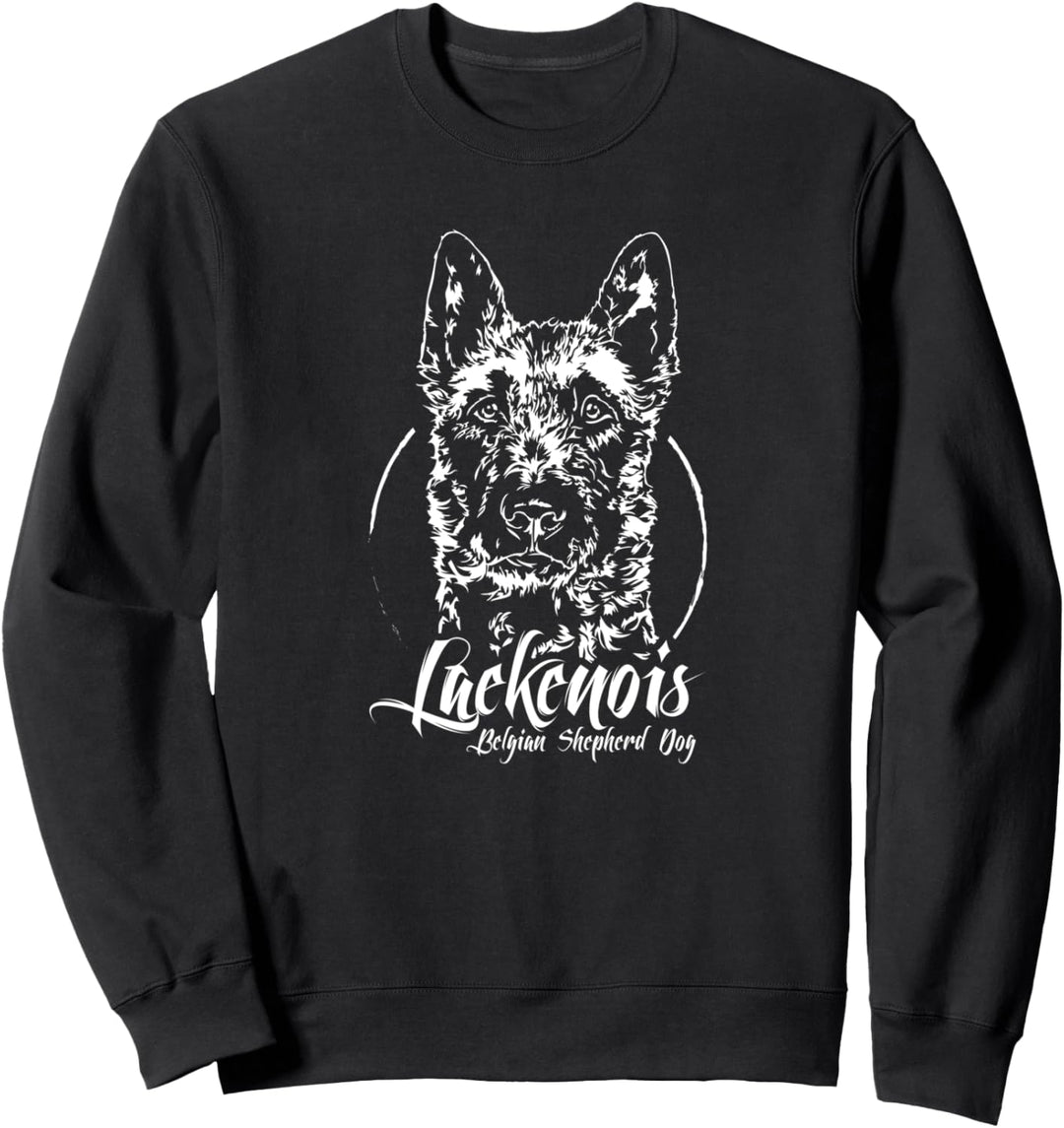 Laekenois Belgian Shepherd Dog Hund Hunde Hundeportrait Sweatshirt