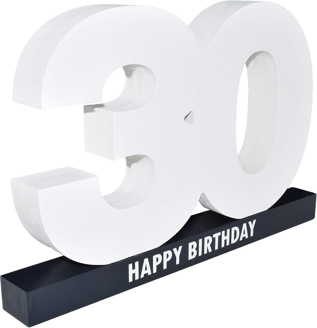 CREOFANT XL Gästebuch 30. Geburtstag · Gästebuch Happy Birthday · 37 x 24 x 4 cm · 30. Geburtstagsge