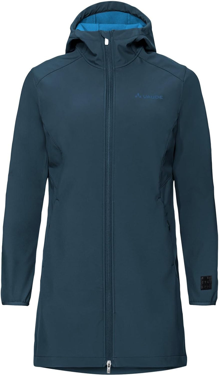 VAUDE Damen Women's Moena Softshell Parka Jacke 42 dark sea, 42 dark sea