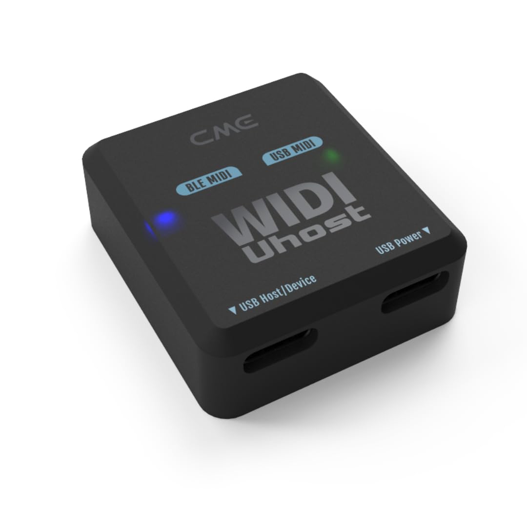 CME WIDI Uhost - Bluetooth MIDI Interface + USB Host für Class Compliant USB MIDI Instrument, MIDI C