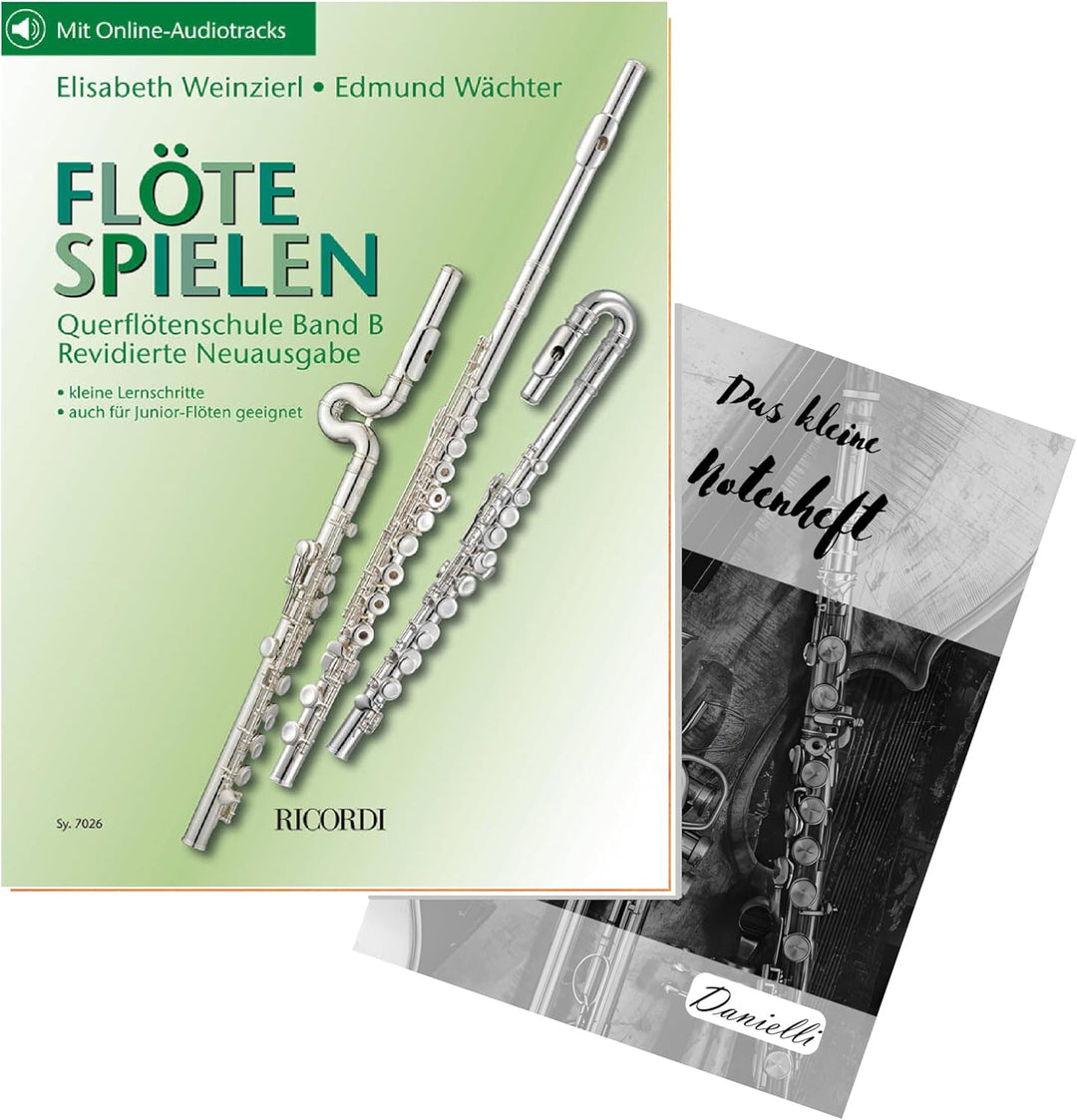 Danielli Elisabeth Weinzierl-Wächter: Flöte spielen Band B, Querflötenschule mit Online-Audio und No